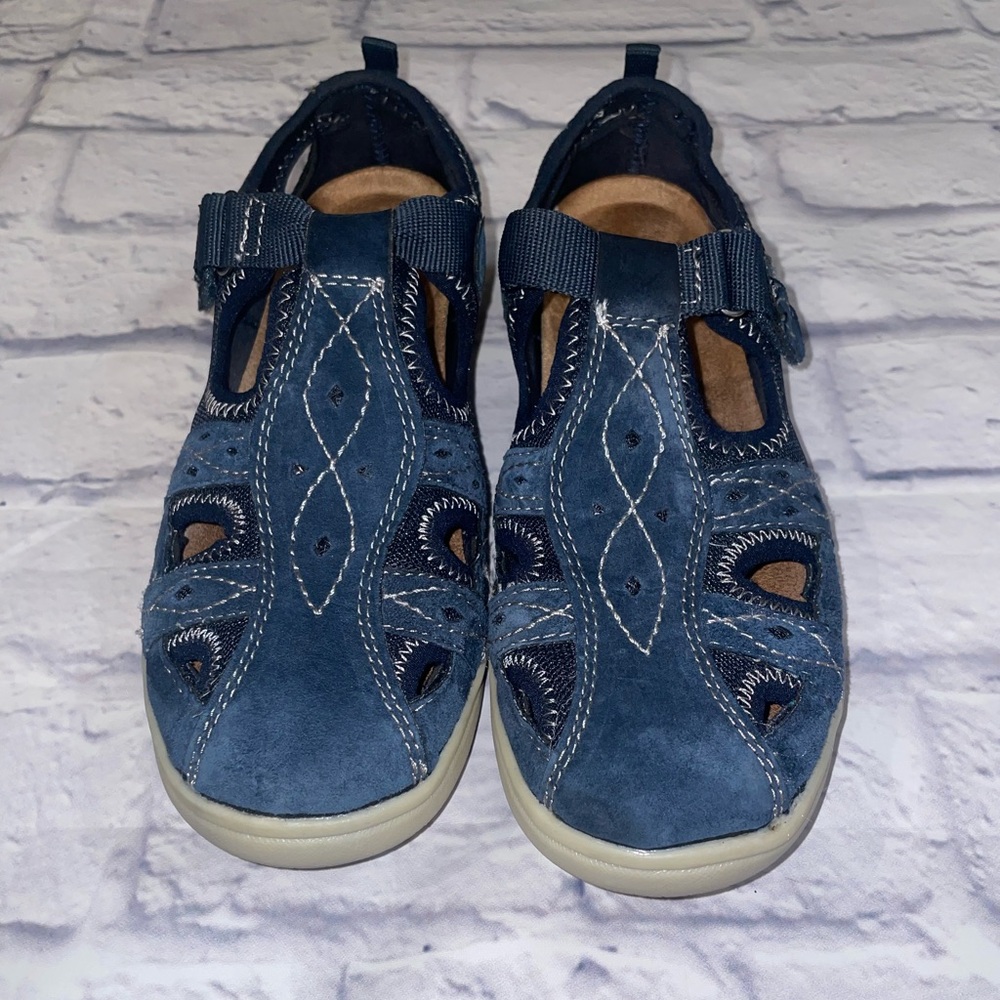Earth Origins Effie Suede Dark Blue Size 8 - Picture 3 of 7